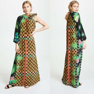 NWT size M Cynthia Rowley Jungle Paradise Offshore One Sleeve Dress 100%…